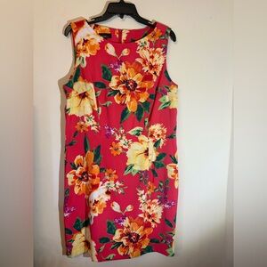 Alyx Vibrant Pink and Orange Dress